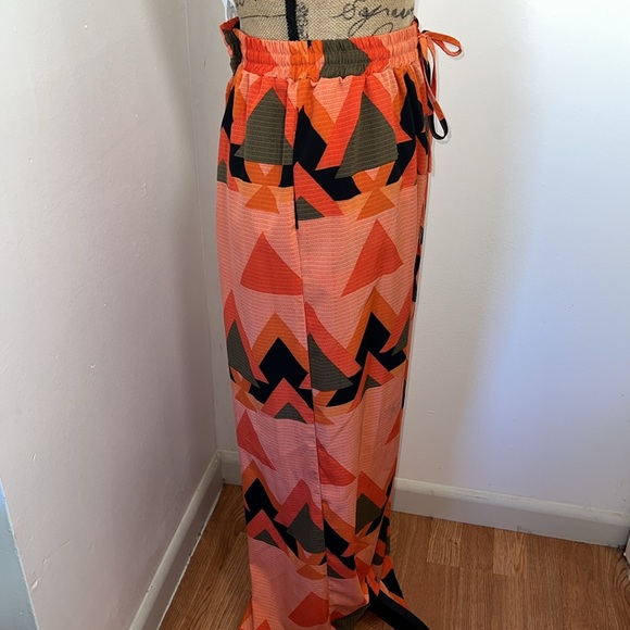 Rebdolls Geometric Palazo Pants - Picture 4 of 8